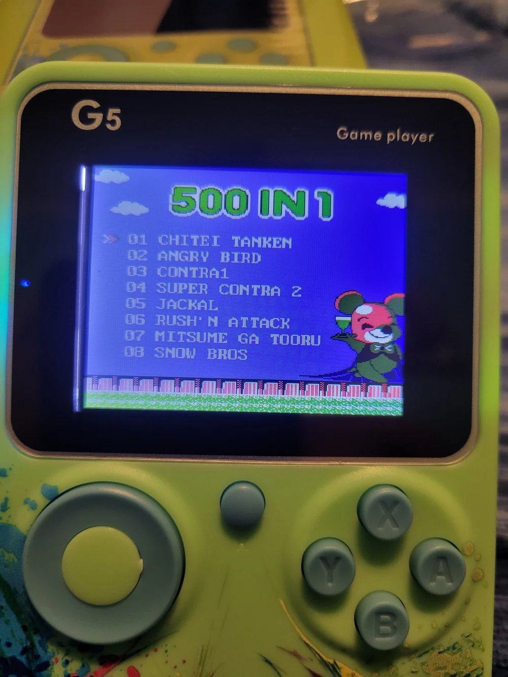 Retro Handheld Game Player - Green